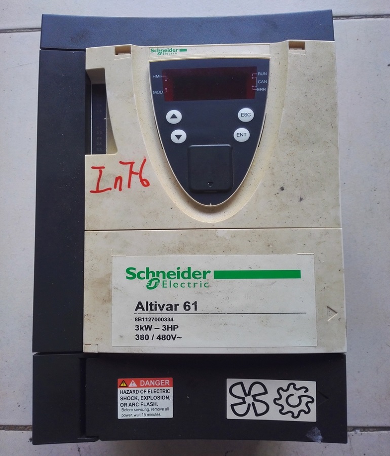 Maintenance of Schneider inverter maintenance of module damage of altivar61 series of Schneider inverter 