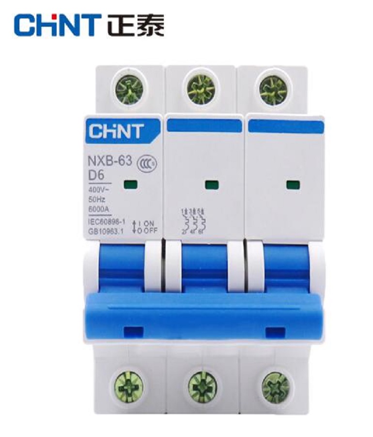 Chint (chnt) nxb-63-3p-d6 D10 D16 D20 D25 D32 D40 D50 D63 motor protection air switch overload air switch spot supply