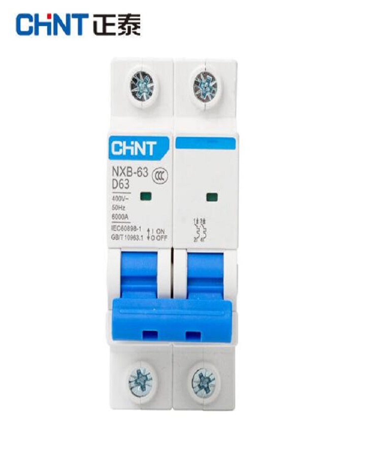 Chint (chnt) nxb-63-2p-d6 D10 D16 D20 D25 D32 D40 D50 D63 motor protection air switch overload air switch spot supply