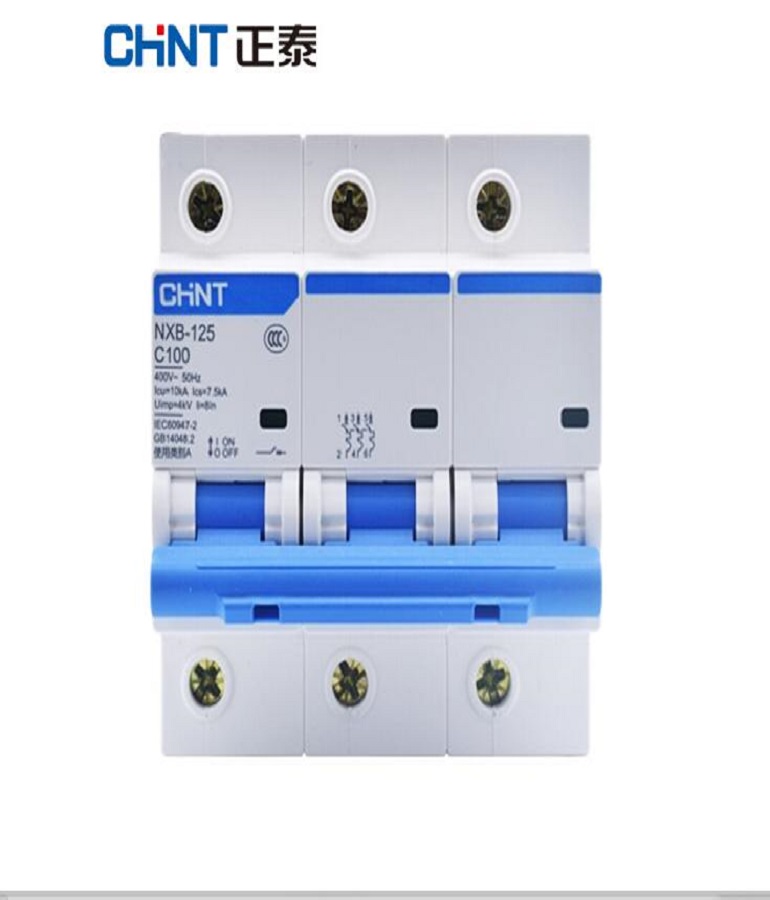 Shandong Yantai Zhengtai Electric Appliance designated franchise store Chint nxb-125-3p-c125 C100 C80 C63 a air switch overload air switch spot supply