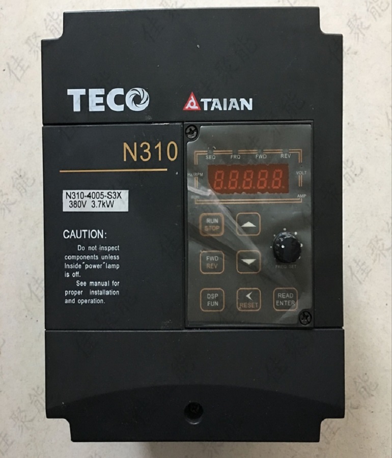 山东 烟台TECO N310-4005-S3X 3.7kW 东元变频器维修 台安变频器维修