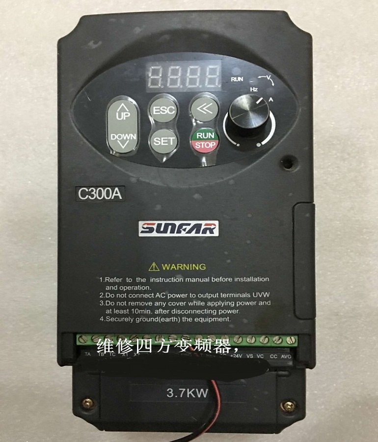 山东烟台SUNFAR四方C300A-2S0037L变频器维修 四方变频器C300A-2S0037L