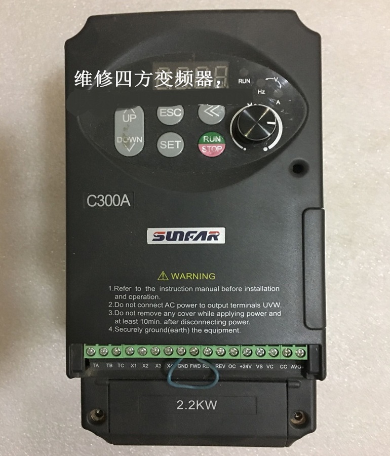 山东烟台四方变频器维修C300A-2S0022L SUNFAR C300A-2S0022L 2.2KW变频器