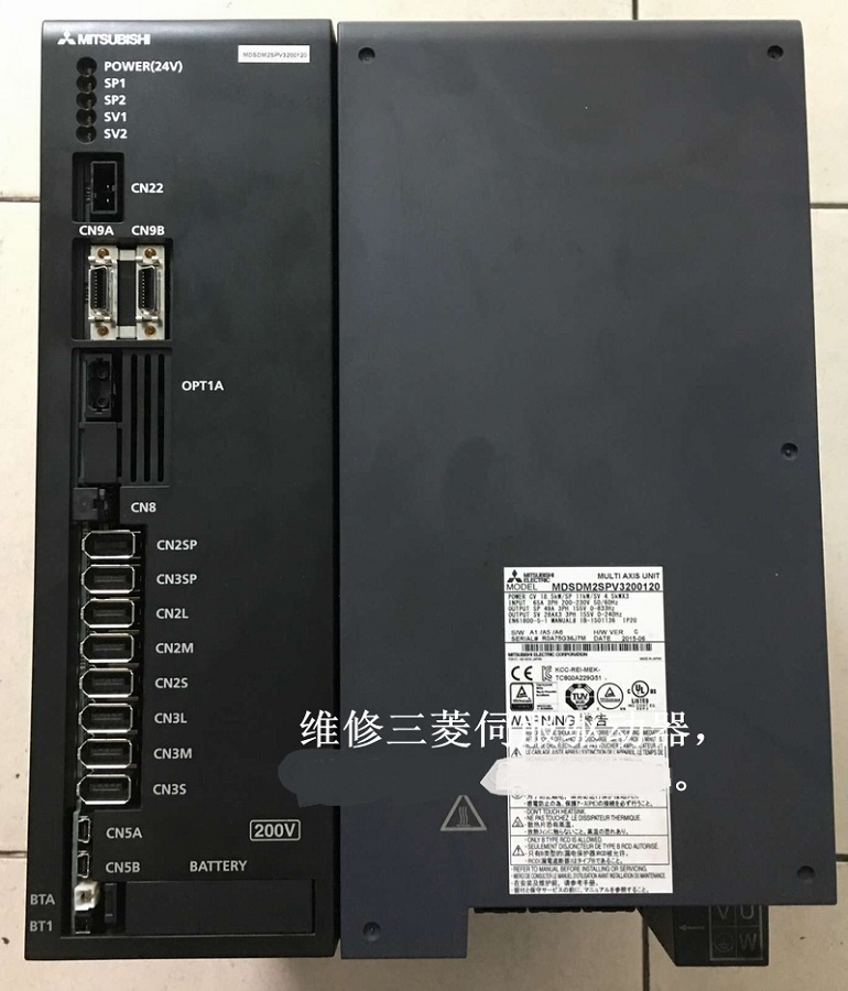 山东  烟台MITSUBISHI三菱主轴放大器MDSDM2SPV3200120维修